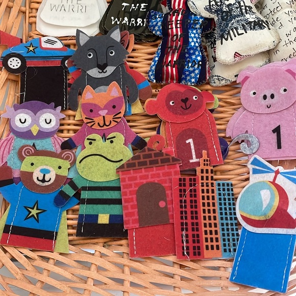 Military Angels And Finger Puppet Template Craft Lot - Picture 3 of 7